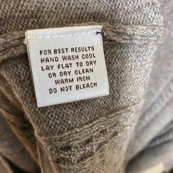 Peter Millar Men’s Sweater Size 2X Brown Long Sleeve Cashmere Blend Pull Over - Picture 7 of 8